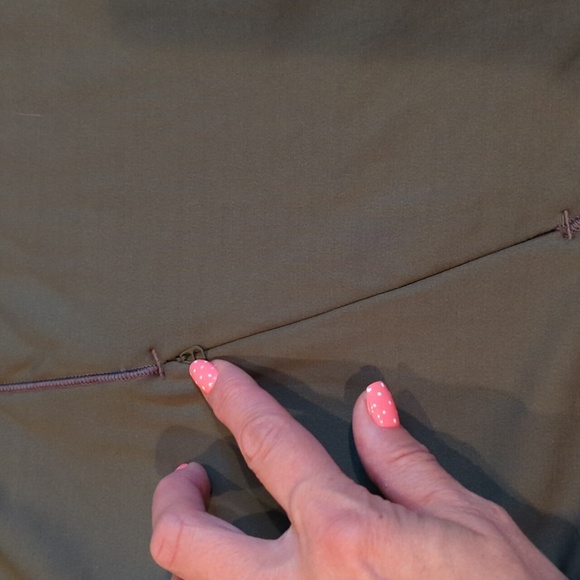 Lululemon Tech Fleece Hiking 1/4 Zip Pullover Carob Brown Size 4 - Picture 8 of 14